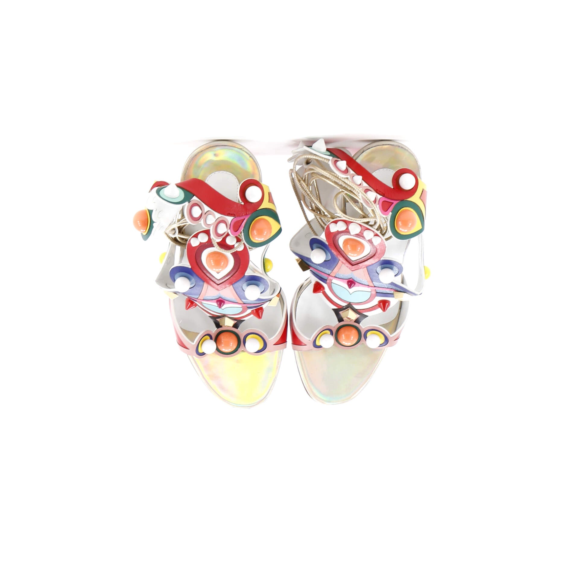 Womens Papagaya Levita Wedge Sandals Leather