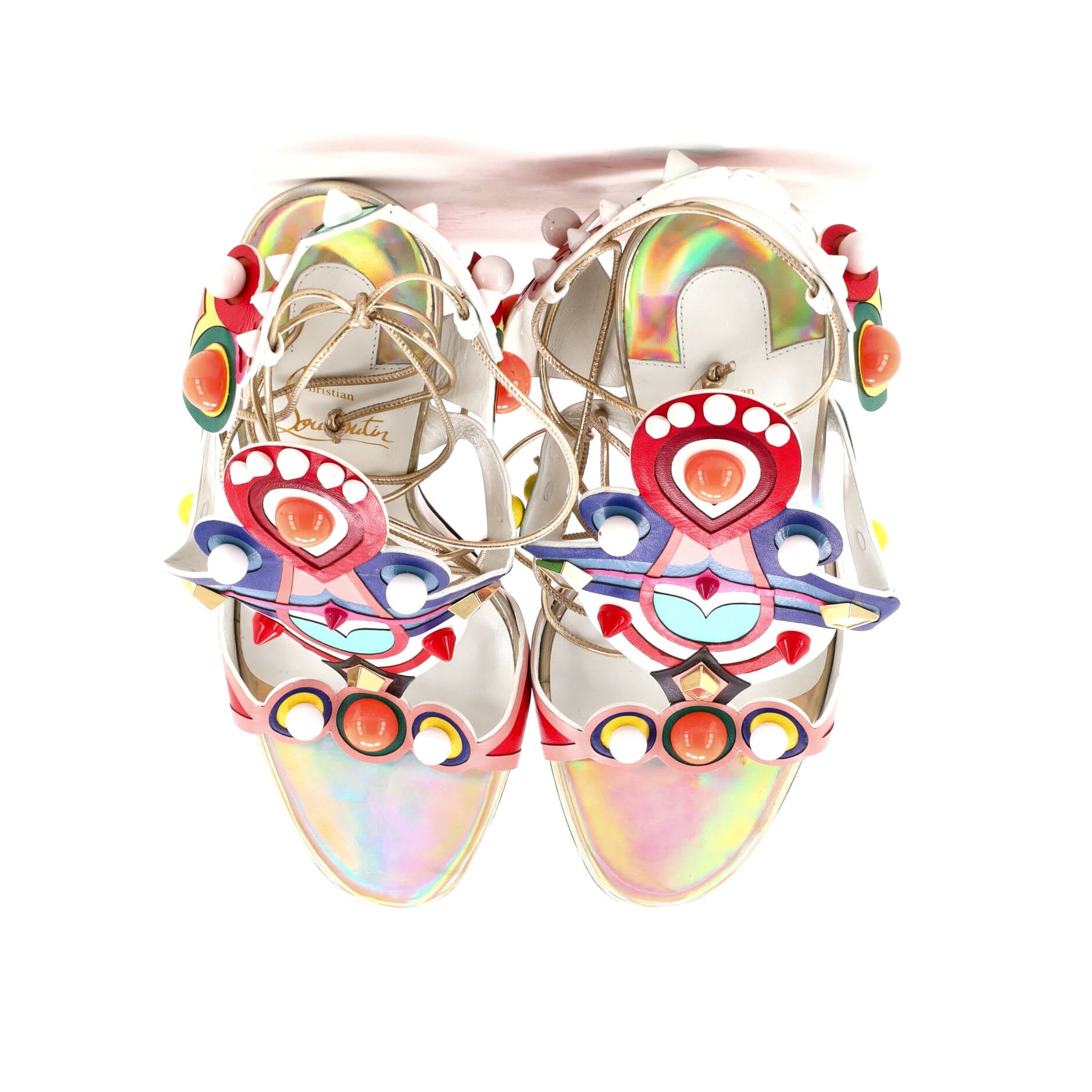 Womens Papagaya Levita Wedge Sandals Leather