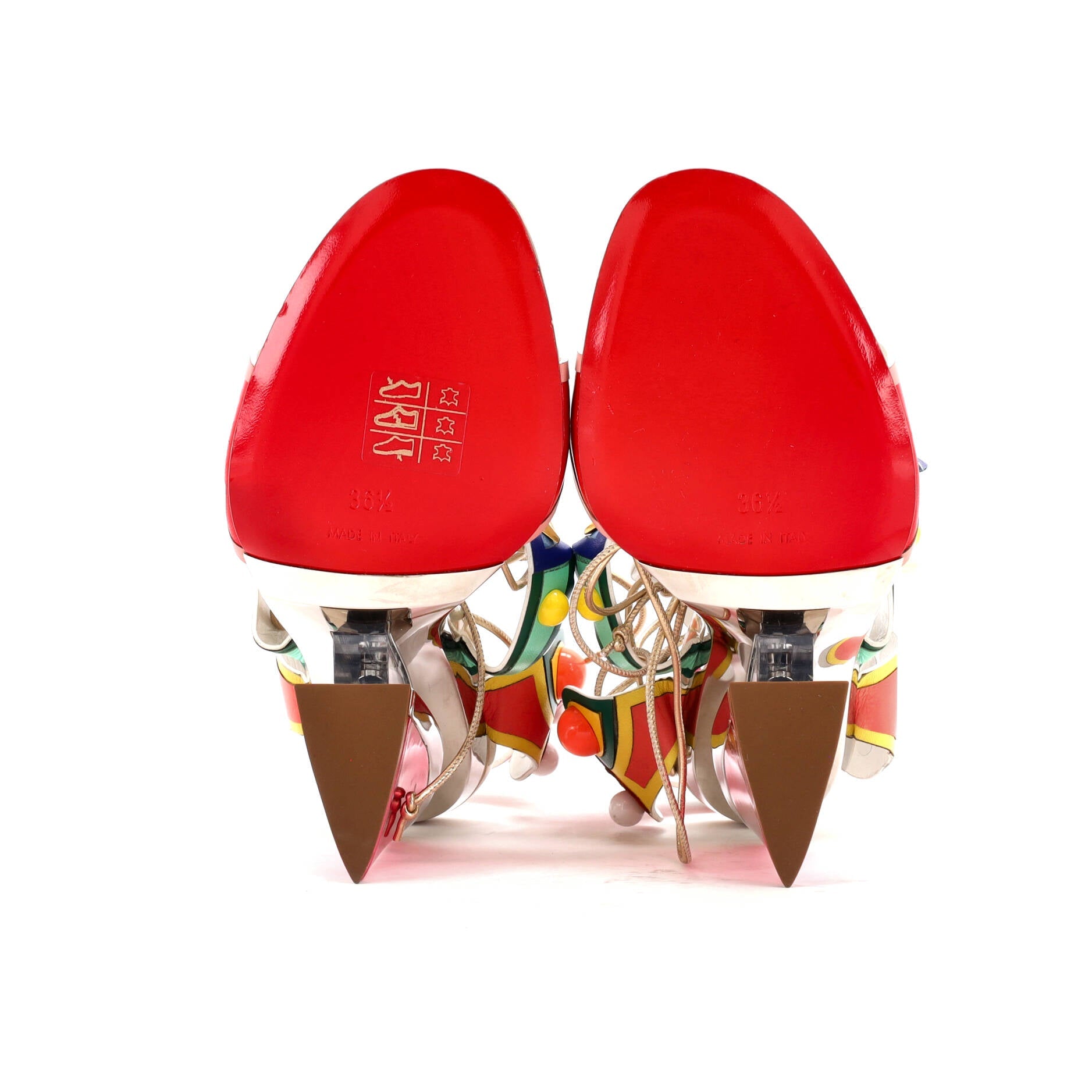 Womens Papagaya Levita Wedge Sandals Leather