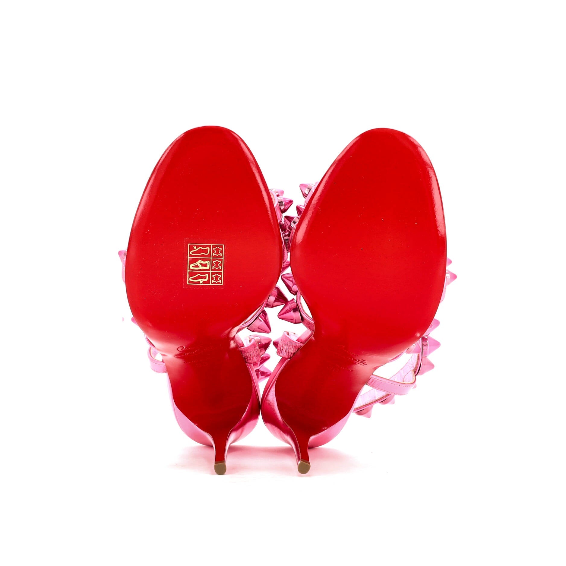 Women's Spikita Heeled Sandals Spiked Leather 100