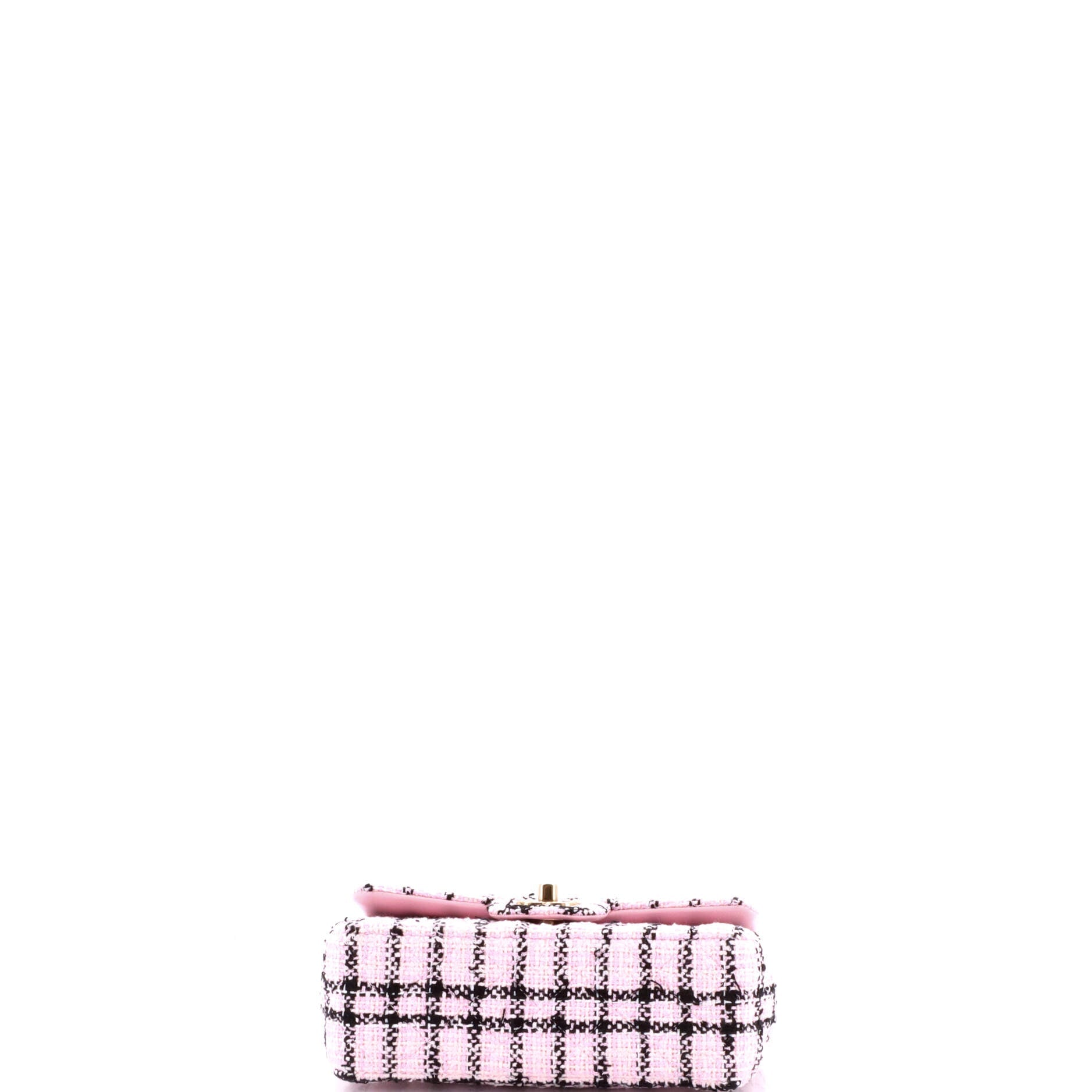 Classic Single Flap Bag Quilted Tweed Mini