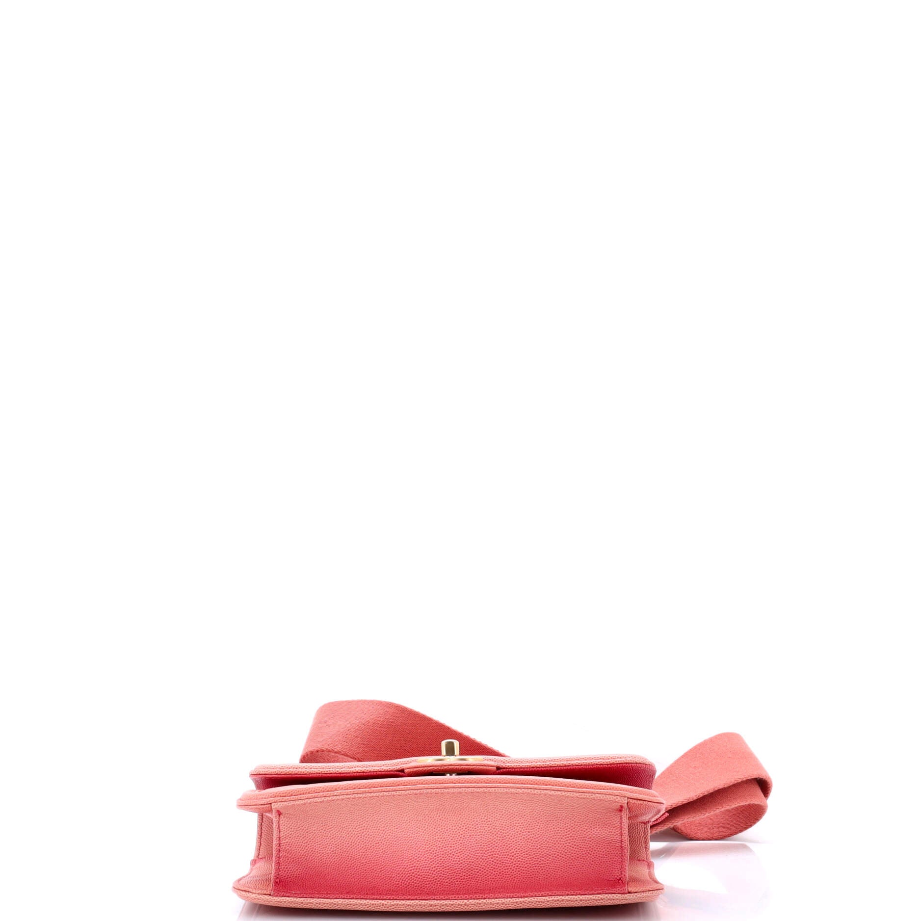 Sunset On The Sea Flap Bag Quilted Caviar Small