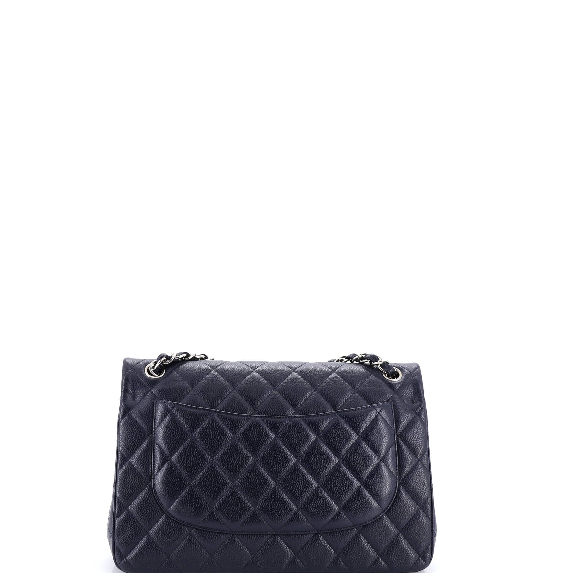 Classic Double Flap Bag Quilted Caviar Jumbo