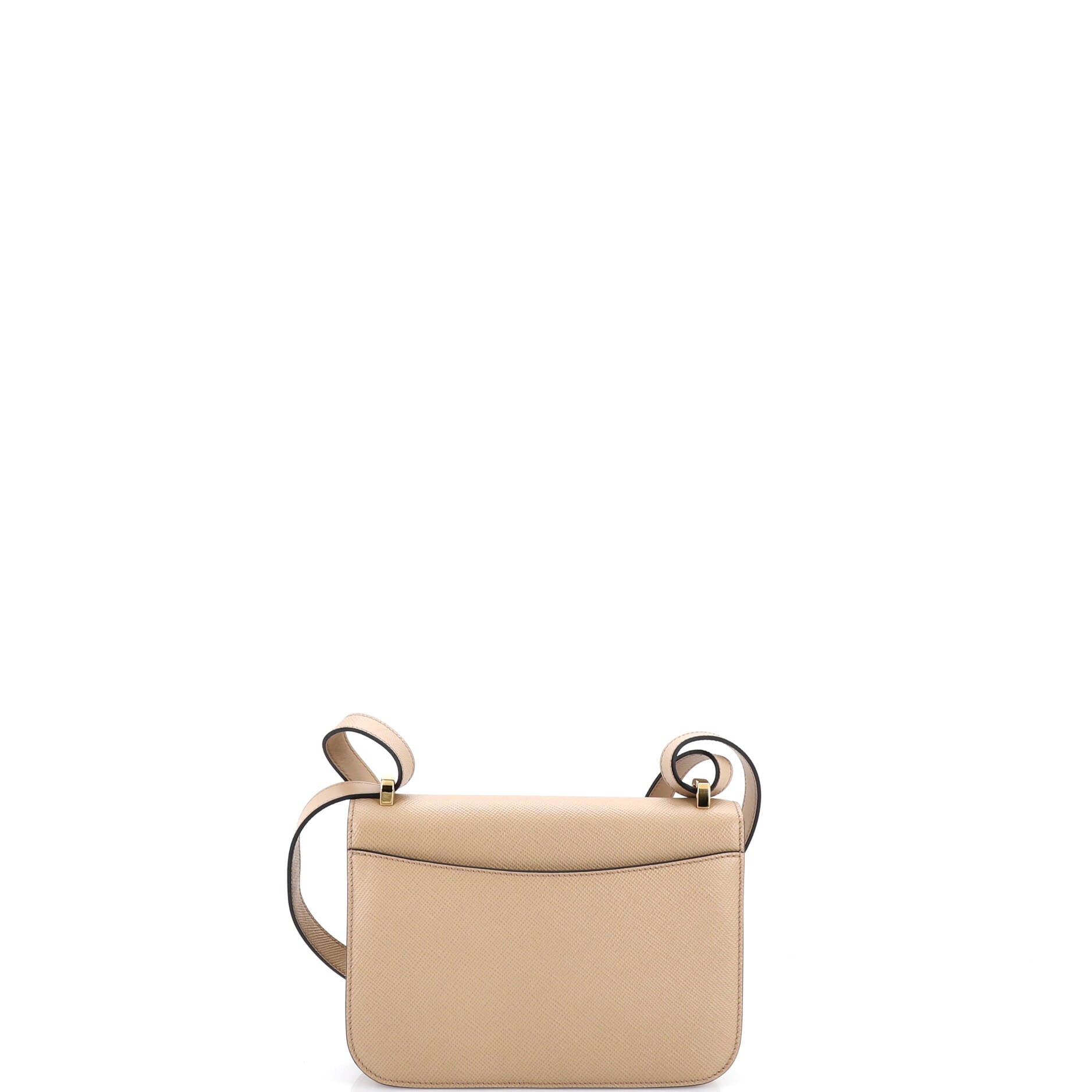 Embleme Triangle Logo Flap Bag Saffiano Leather Small